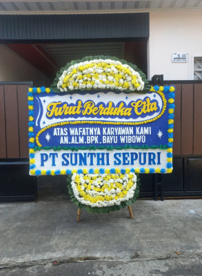 Papan Bunga Duka di Sarmi Selatan